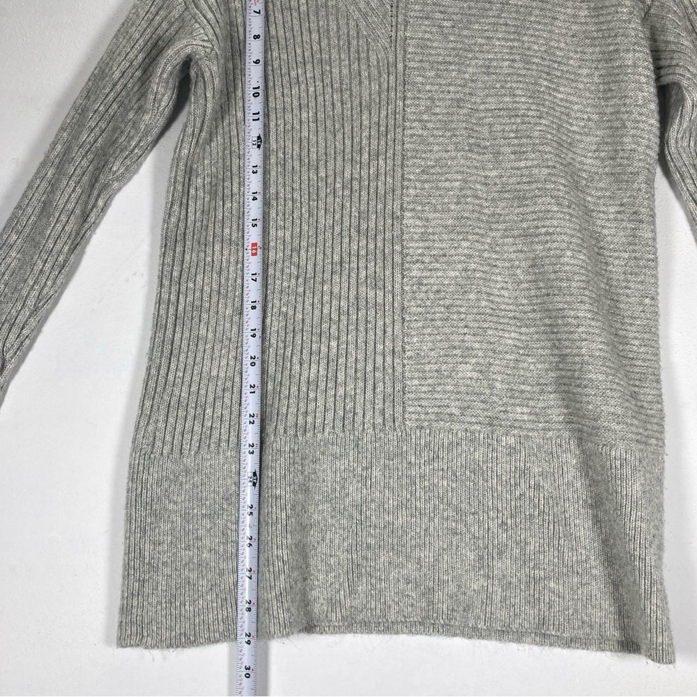 Lou & Grey Women’s Sweater Pullover Mock Neck Oversize Tunic Size SX Gray - Picture 11 of 13